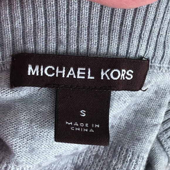 Michael Kors Wool Blend Zip Cardigan - Picture 2 of 8